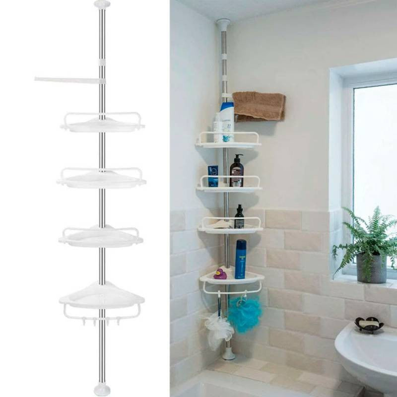 El Organizador Esquinero que Todo Baño Necesita!