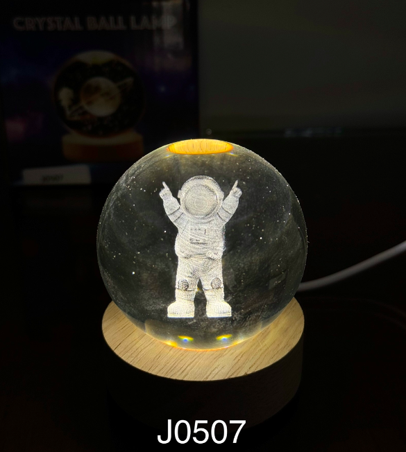 Esfera De Cristal Luz Led