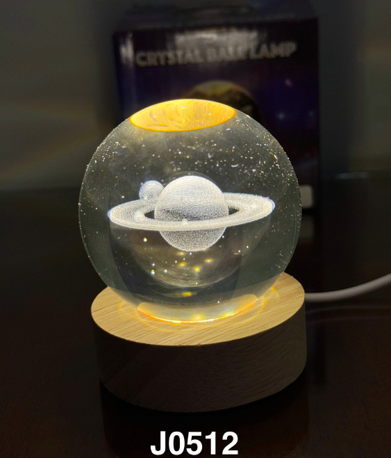 Esfera De Cristal Luz Led