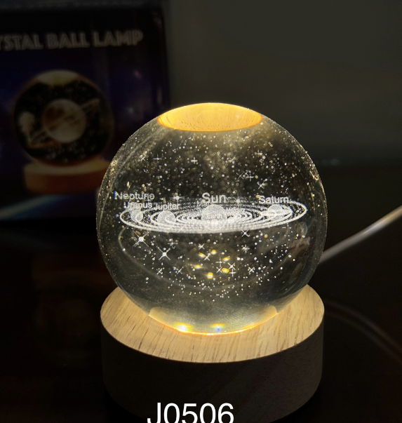 Esfera De Cristal Luz Led
