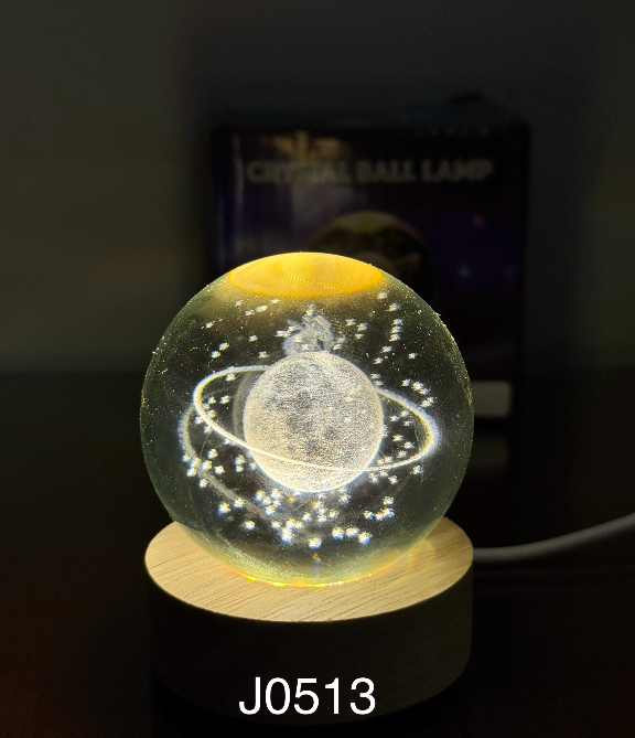 Esfera De Cristal Luz Led